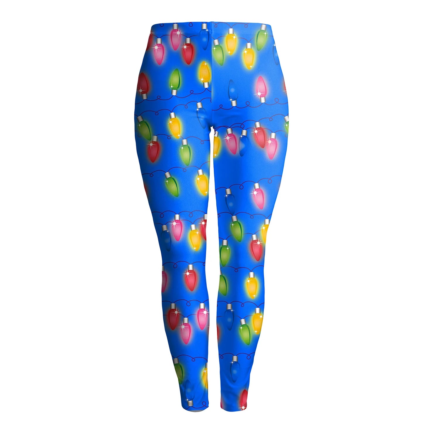 Warm Cozy Festive Christmas Knit Leggings for Women