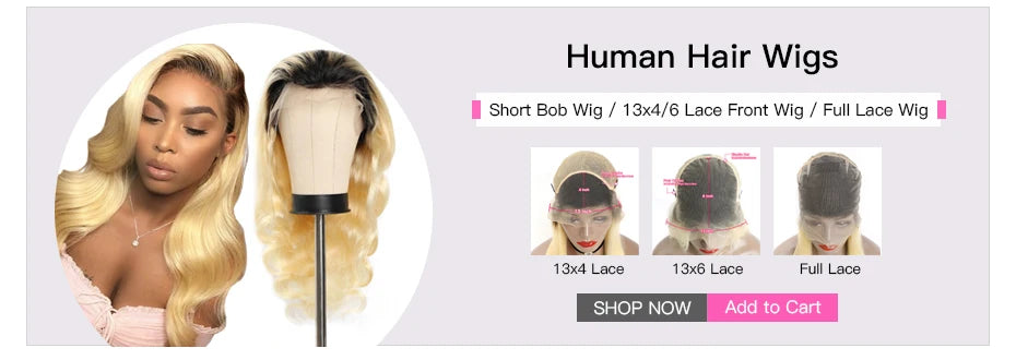 Dark Root Blonde Ombre Straight Hair Bundles With Lace Frontal For Women