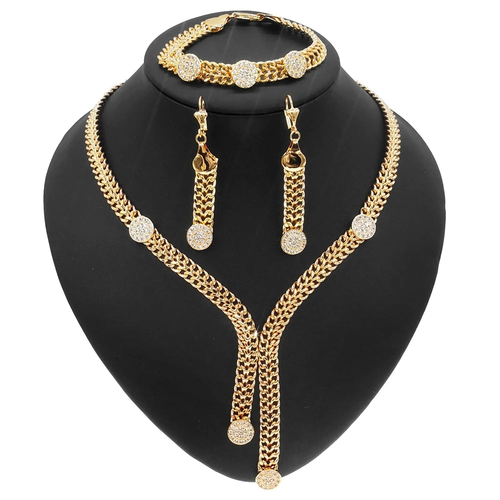 Marcasite And Rhinestone Jewelry Set