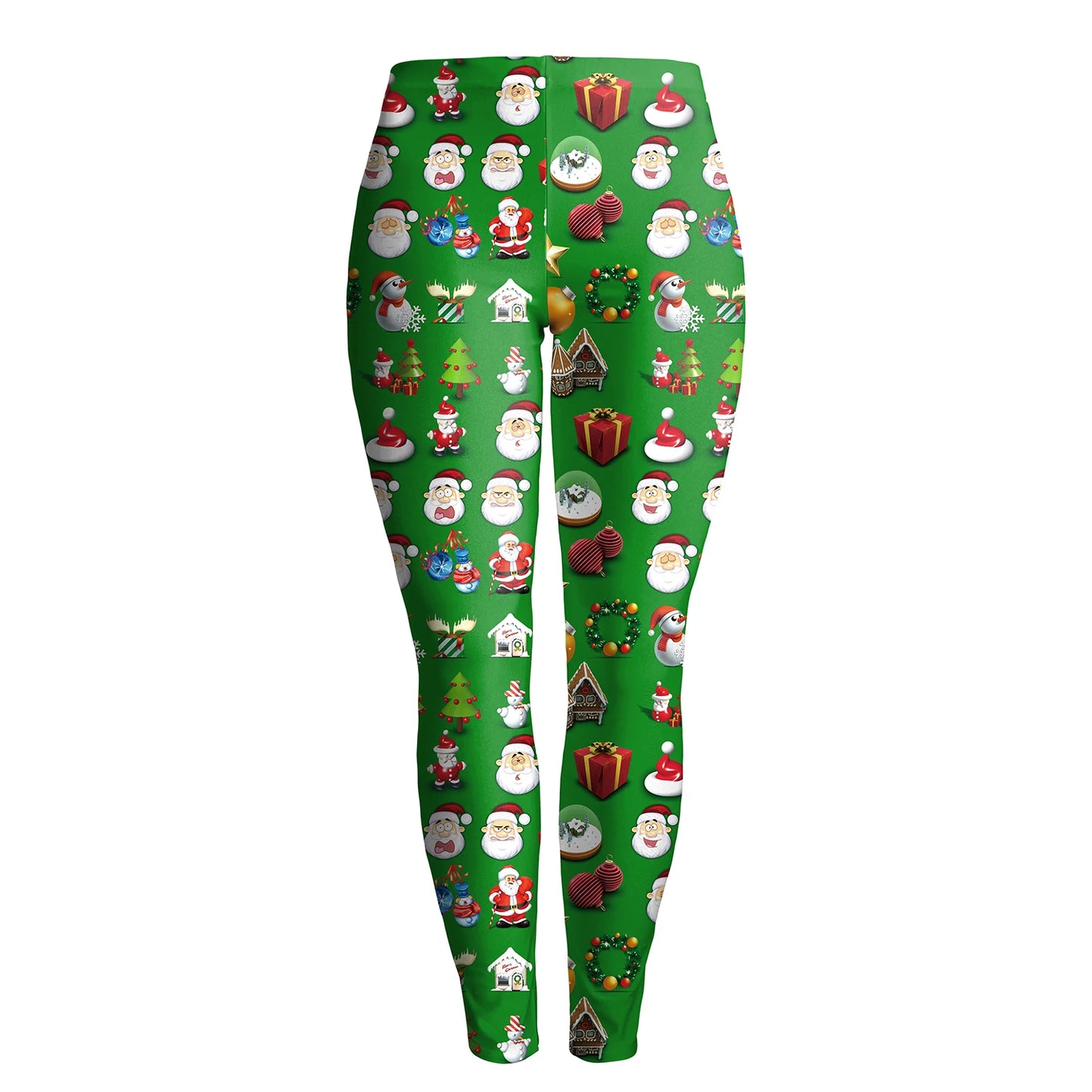 Warm Cozy Festive Christmas Knit Leggings for Women