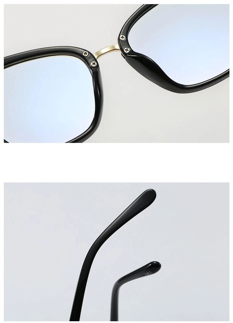 Leopard Blue Light Filter Prescription Glasses for Women