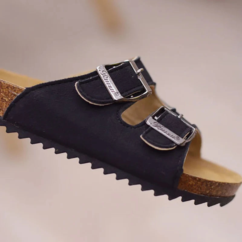 Lightweight Quick Dry Slip On Cork Sandals for Women
