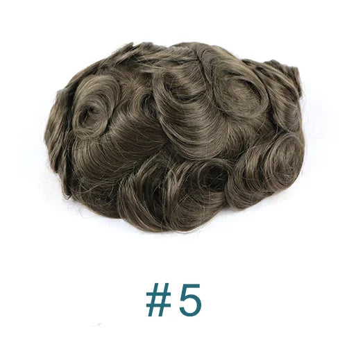 Ultra Thin Natural Hairline Human Hair Toupee for Women