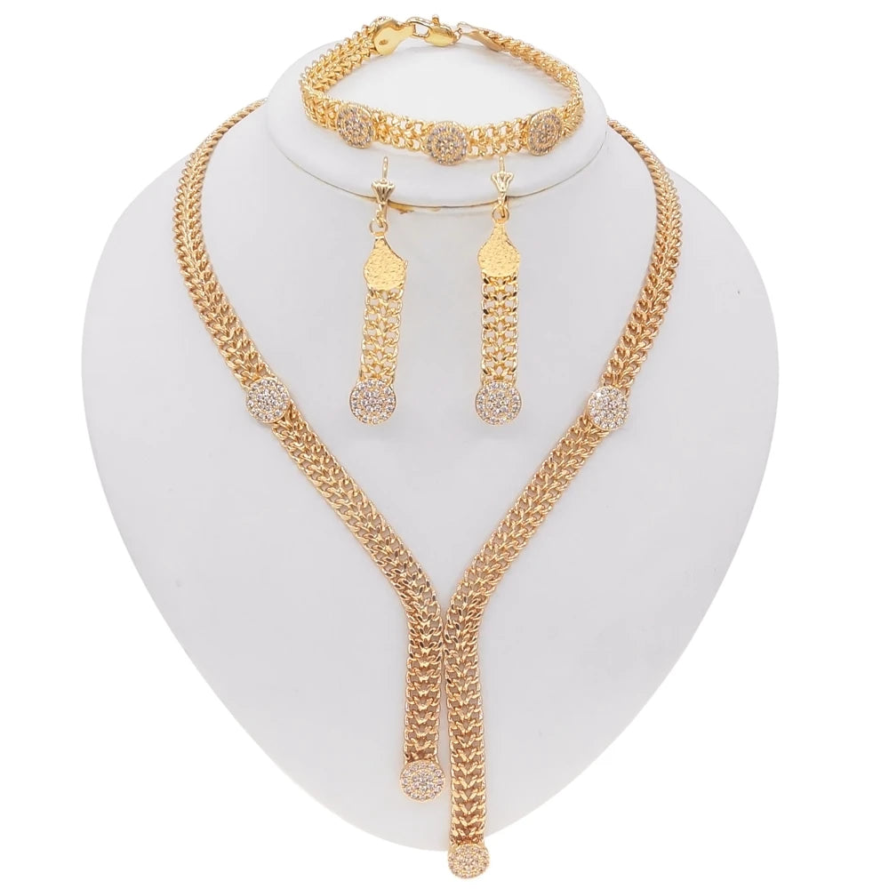 Marcasite And Rhinestone Jewelry Set