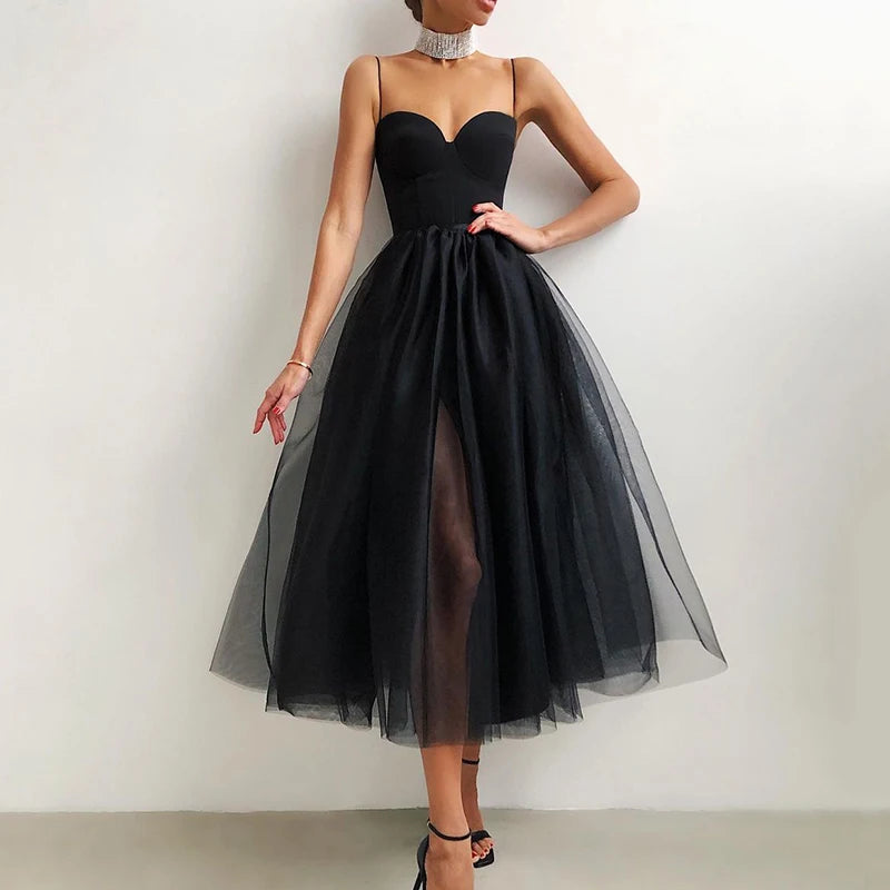 Elegant Lantern Sleeve V Neck Maxi Dress for Women