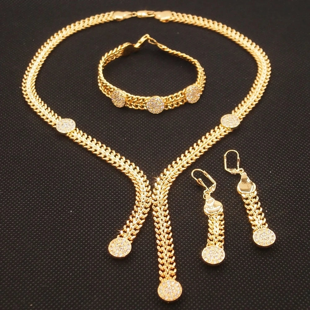 Marcasite And Rhinestone Jewelry Set