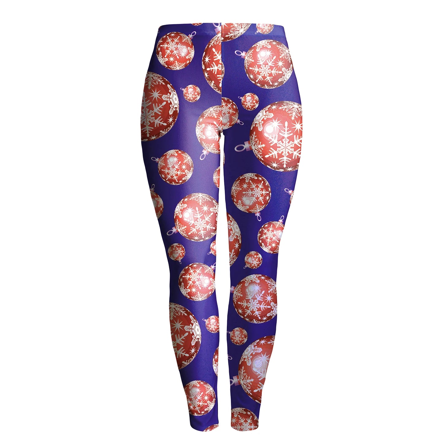 Warm Cozy Festive Christmas Knit Leggings for Women