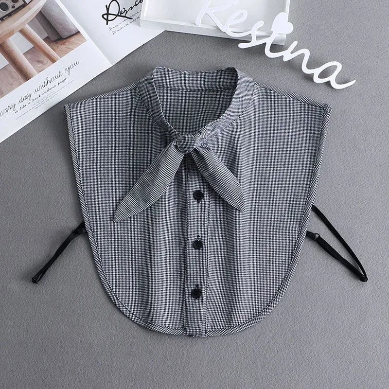White Fake Collar Shirt Women Shawl Detachable Shirt Collar Lace False Collar Lapel Blouse Women Clothes Accessories Faux Col