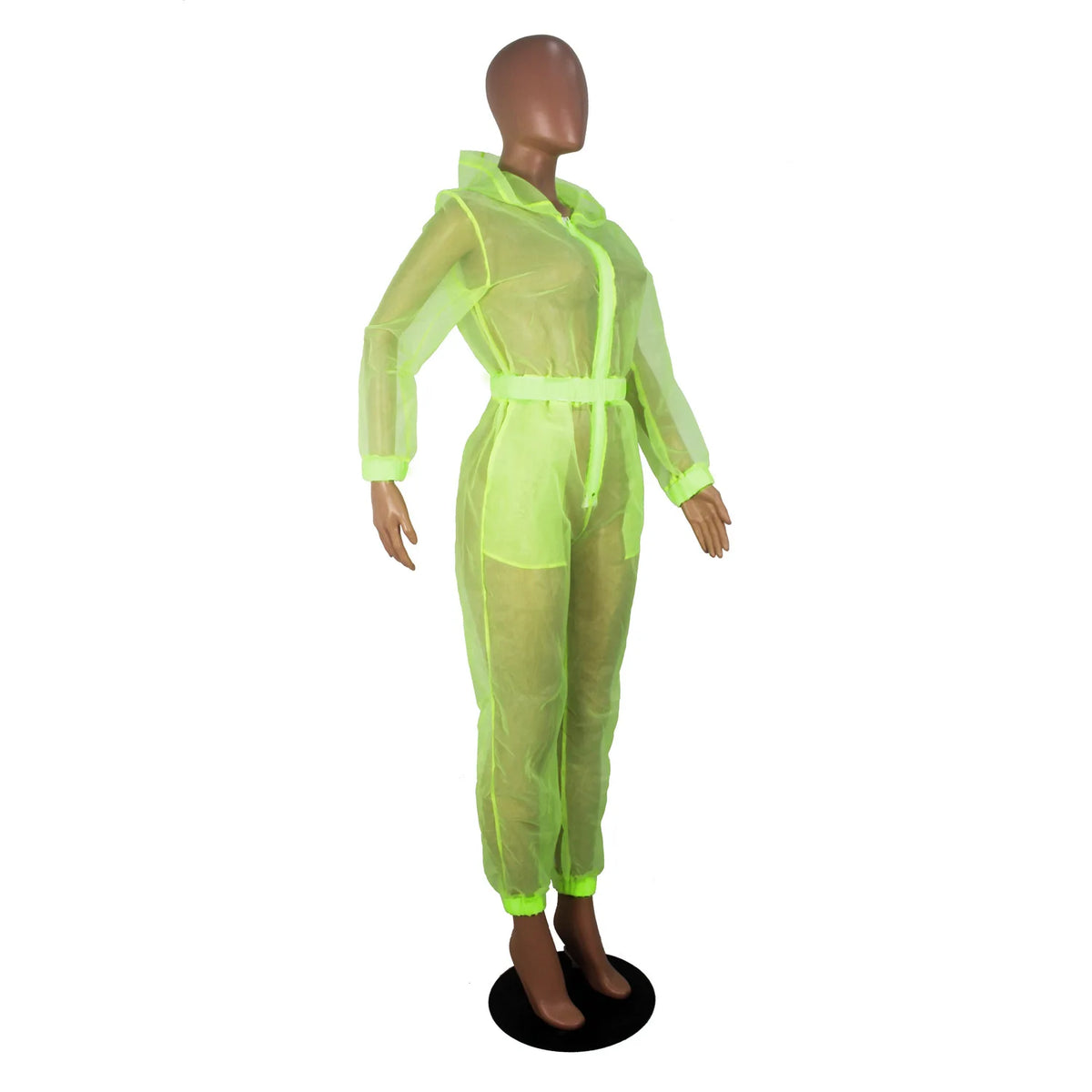 Full Length Pocketed One Piece Jumpsuit Outfit for Women