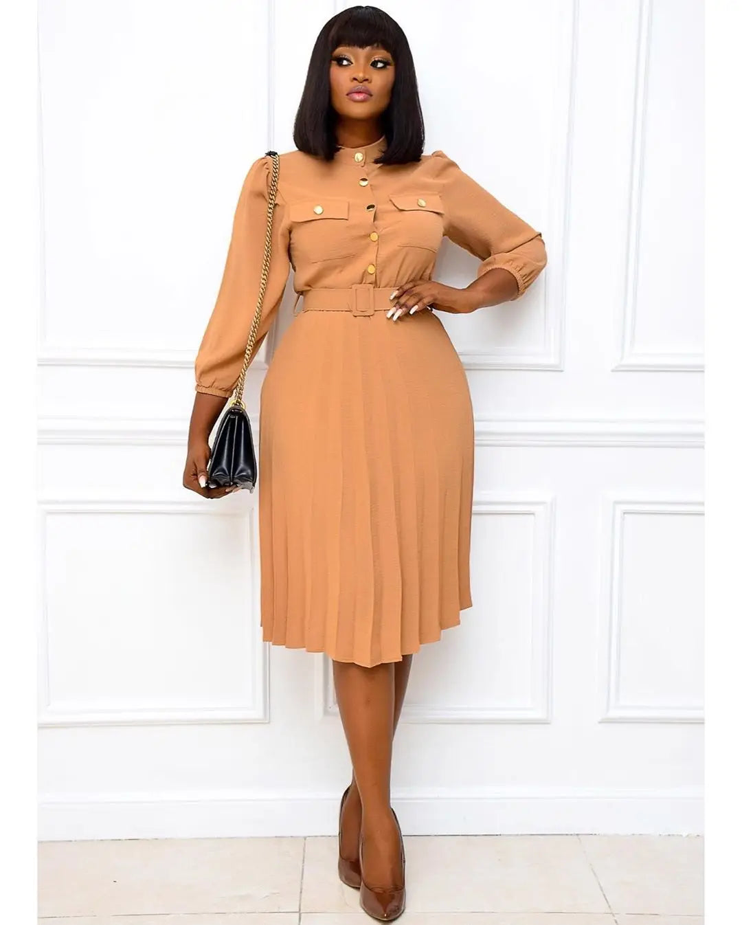 Minimalist Plus Size Bodycon Dress