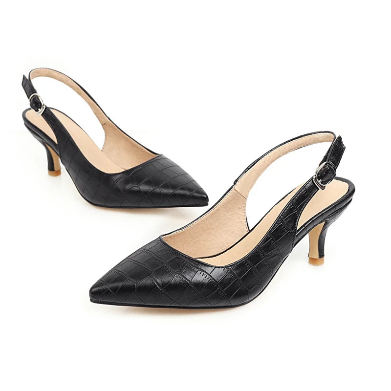 Summer Point Toe Thin Heel Sandals
