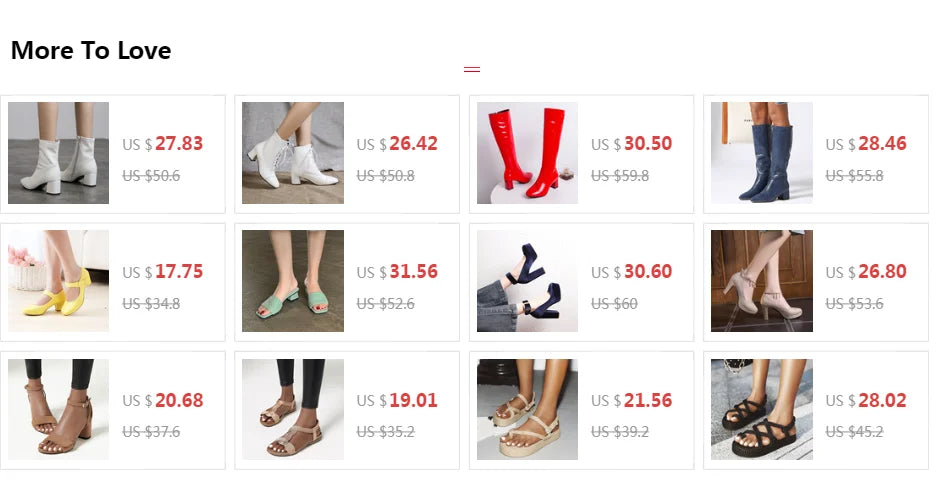 Classic Square Heel Buckle Sandals