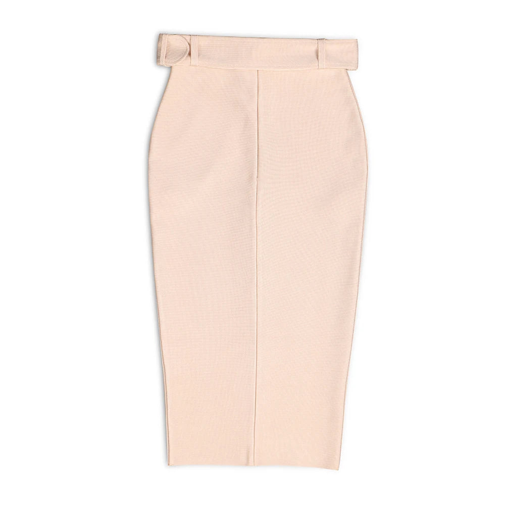 High Waist Lace Up Bandage Skirt