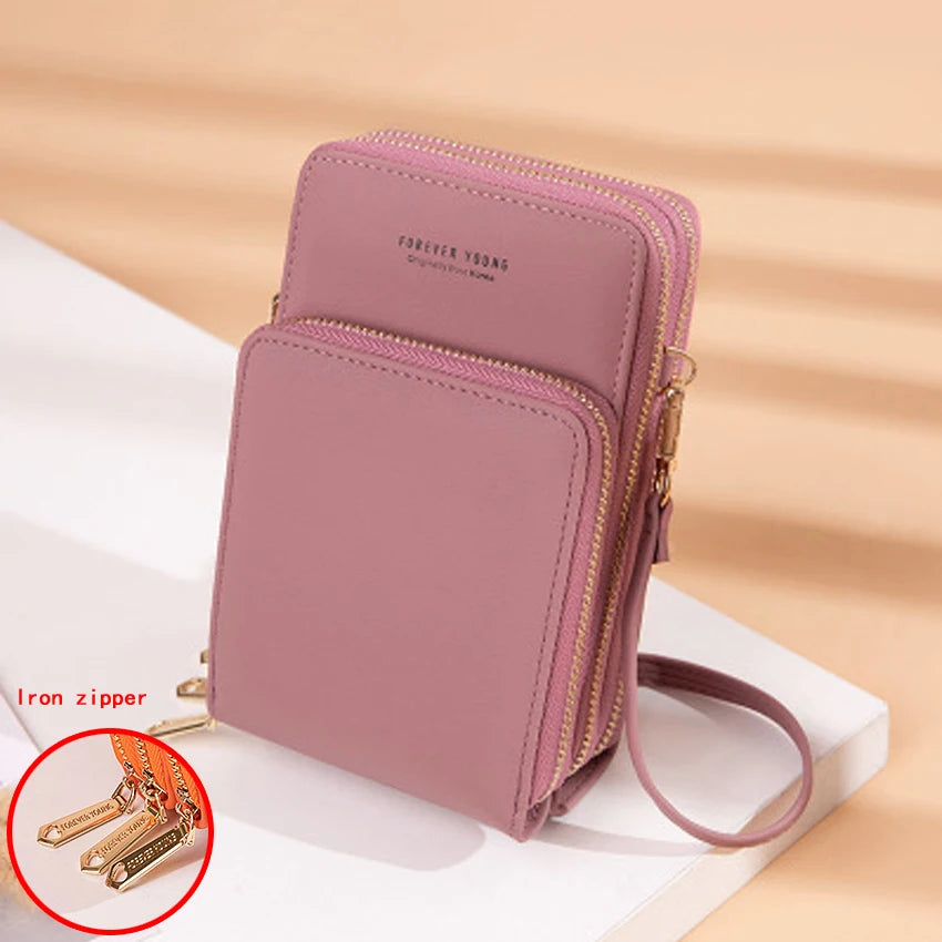 Colorful Phone Bag With Card Holder For Women Daily Use
