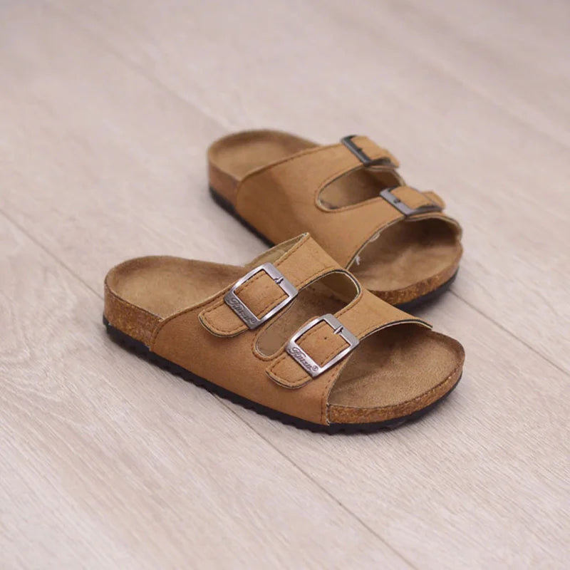 Lightweight Quick Dry Slip On Cork Sandals for Women