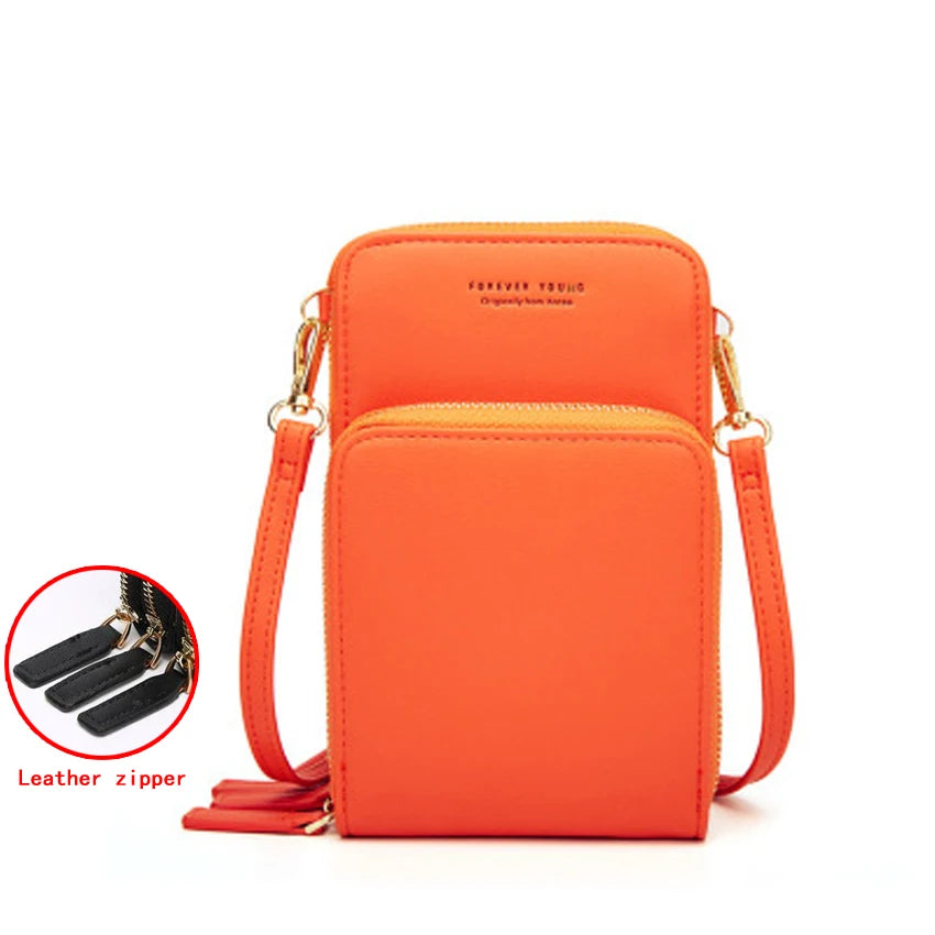 Colorful Phone Bag With Card Holder For Women Daily Use