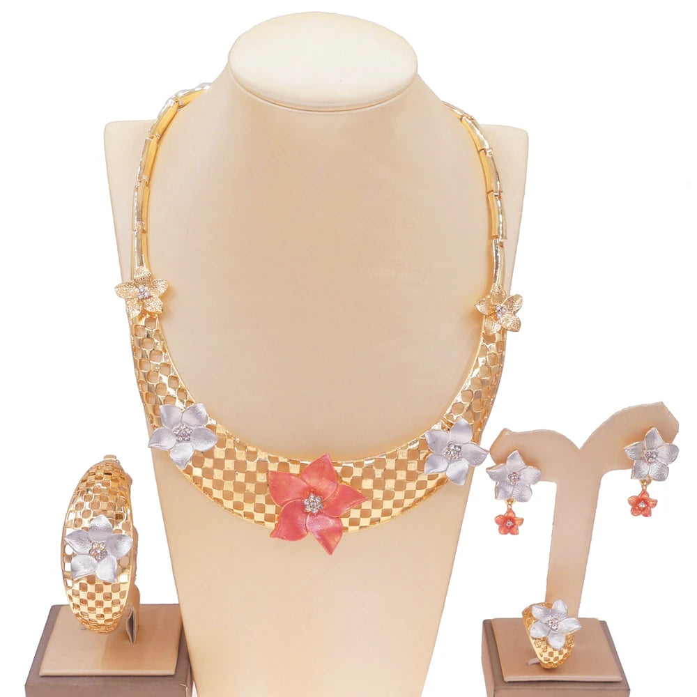 Marcasite And Rhinestone Jewelry Set