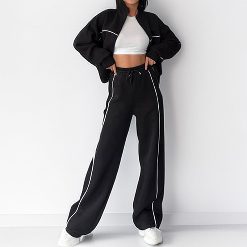 Casual Hooded Tracksuit Set