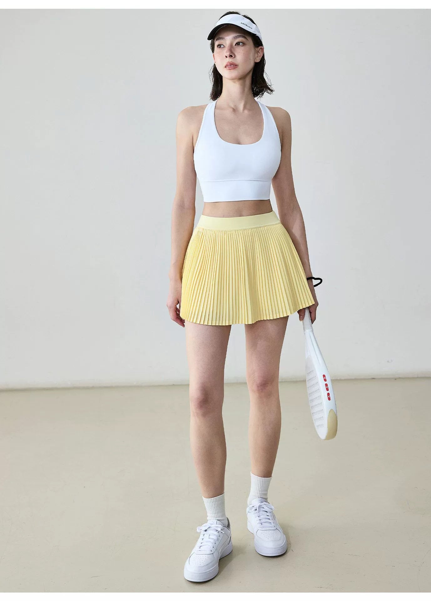 New Summer Running Shorts Built-in Side Pocket False 2 Pieces Tennis Mini Skirt Cooling Quick Dry Breathable Yoga Skirt Women