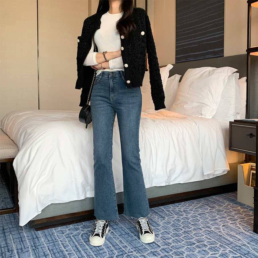 Cozy O Neck Cardigan With Pockets