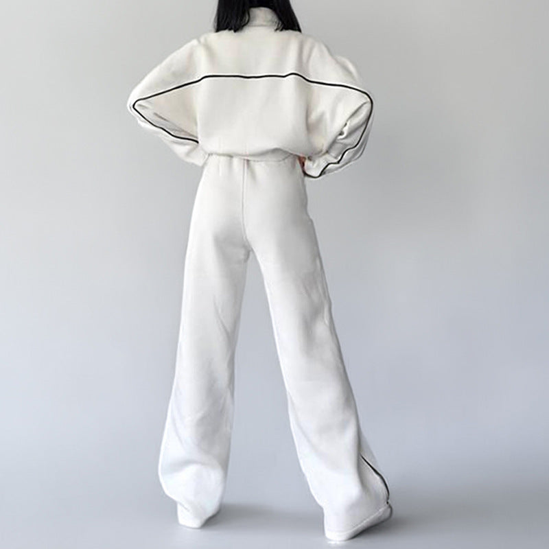 Casual Hooded Tracksuit Set