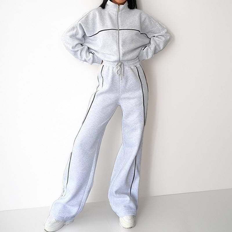 Casual Hooded Tracksuit Set