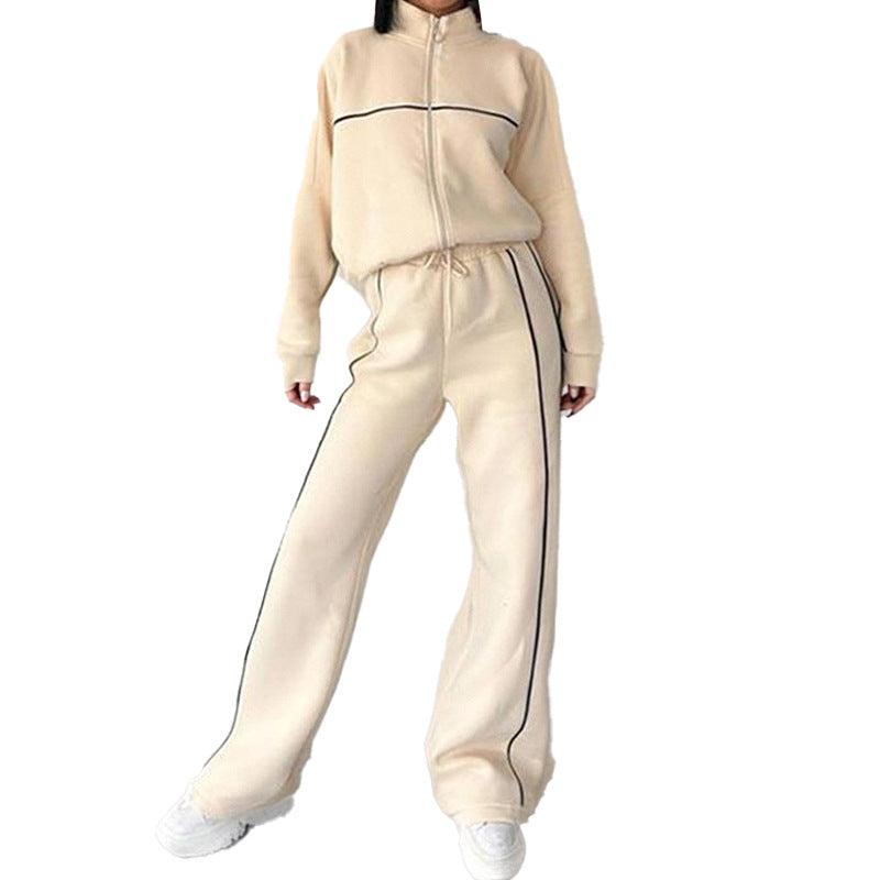 Casual Hooded Tracksuit Set
