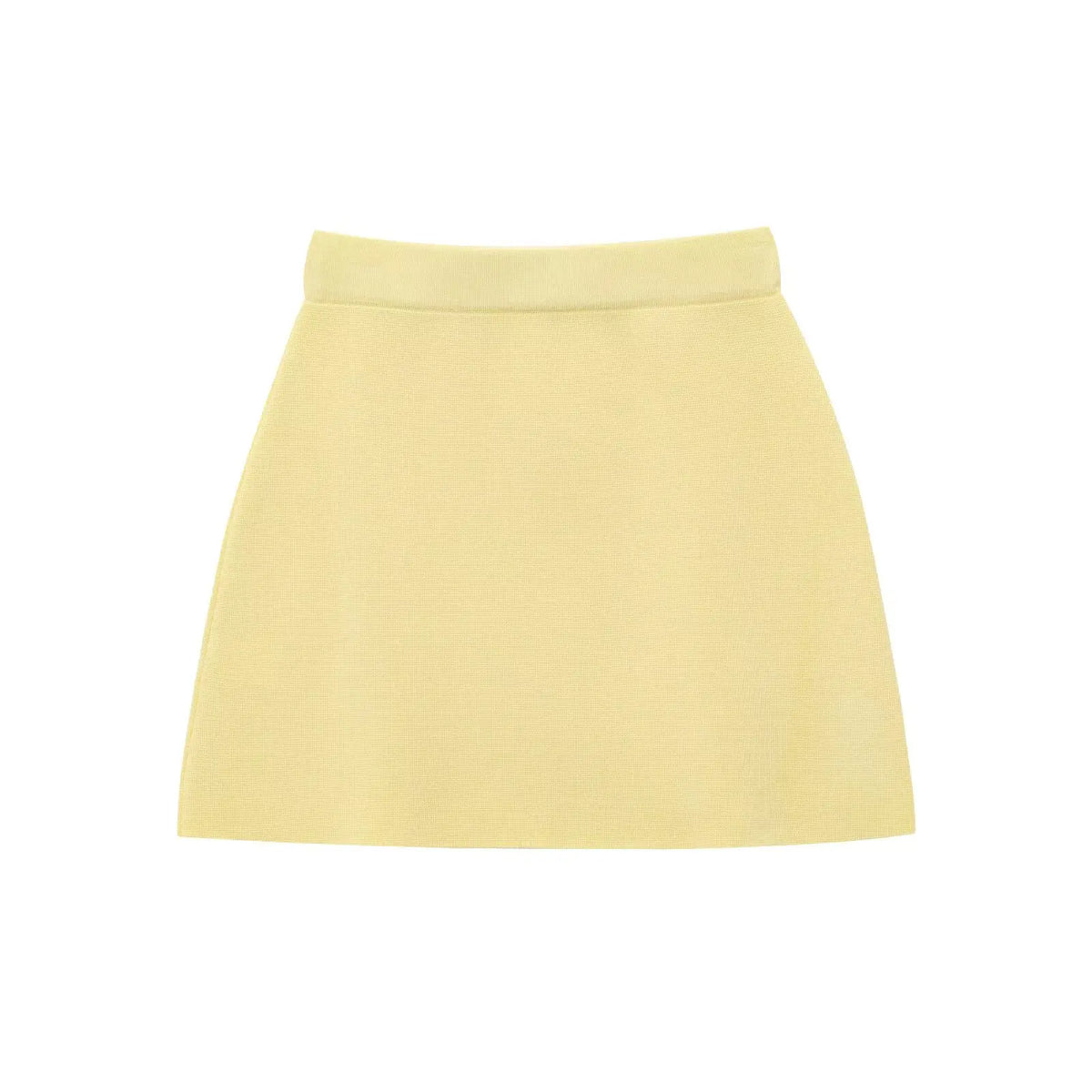 Short Sleeve Knit Top and Mini Skirt Set for Women