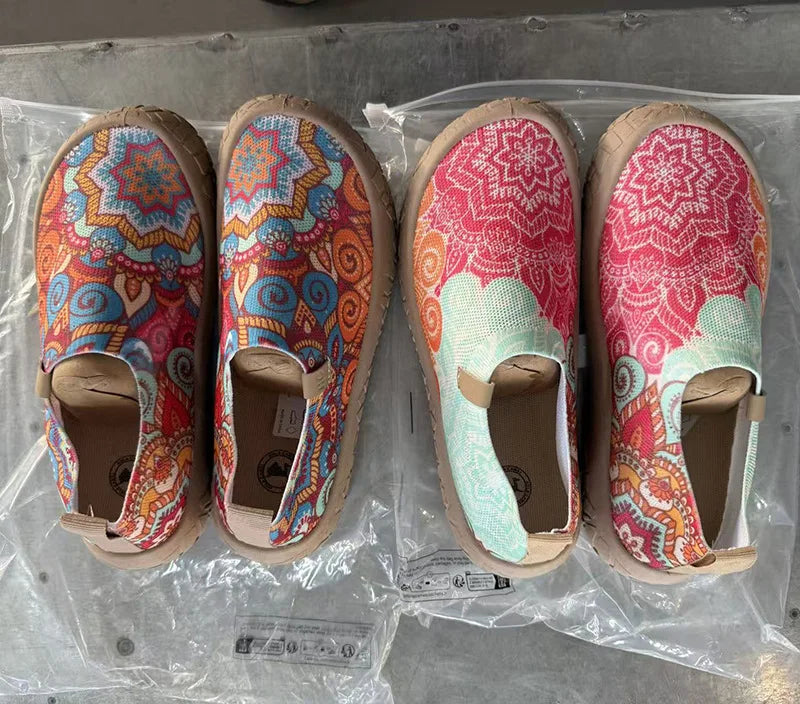 Breathable Woven Slip On Casual Walking Loafers for Women