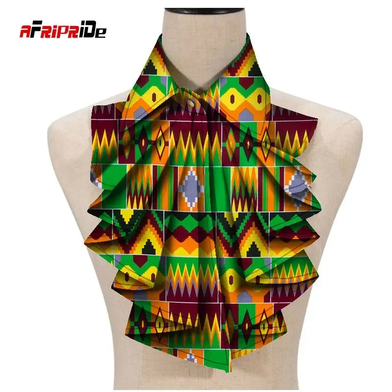 Handmade African Print Ankara Rope Necklace for Women
