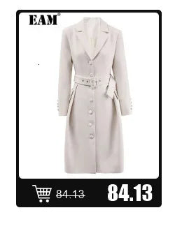 [EAM] Black Sweatshirt Half-body Skirt Two Pieces Suit New Turtleneck Long Sleeve Women Fashion Tide Spring Autumn 2025 1DH8611