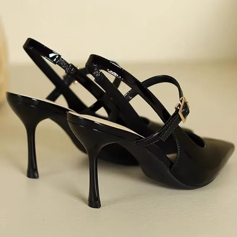 Pointed Toe Stiletto Sandals