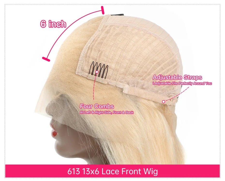 Preplucked Green Body Wave Lace Front Wig for Women