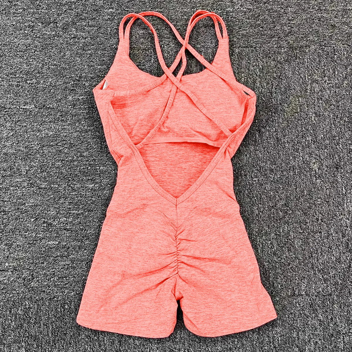 Cross-Back Pad Support Jumpsuit