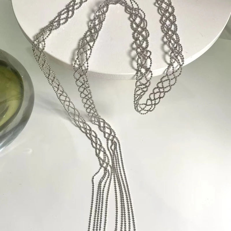 Personalized Hollow Layered Chain Necklace for Women