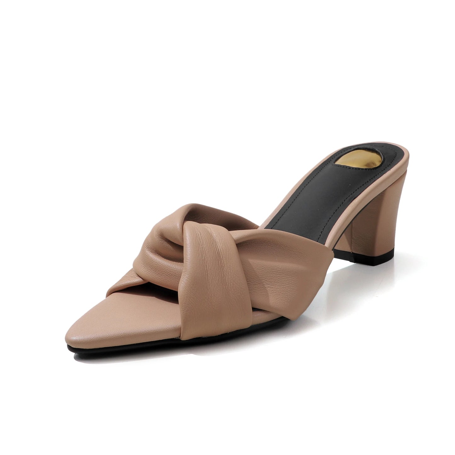 Genuine Leather Back Strap Summer Sandals for Women