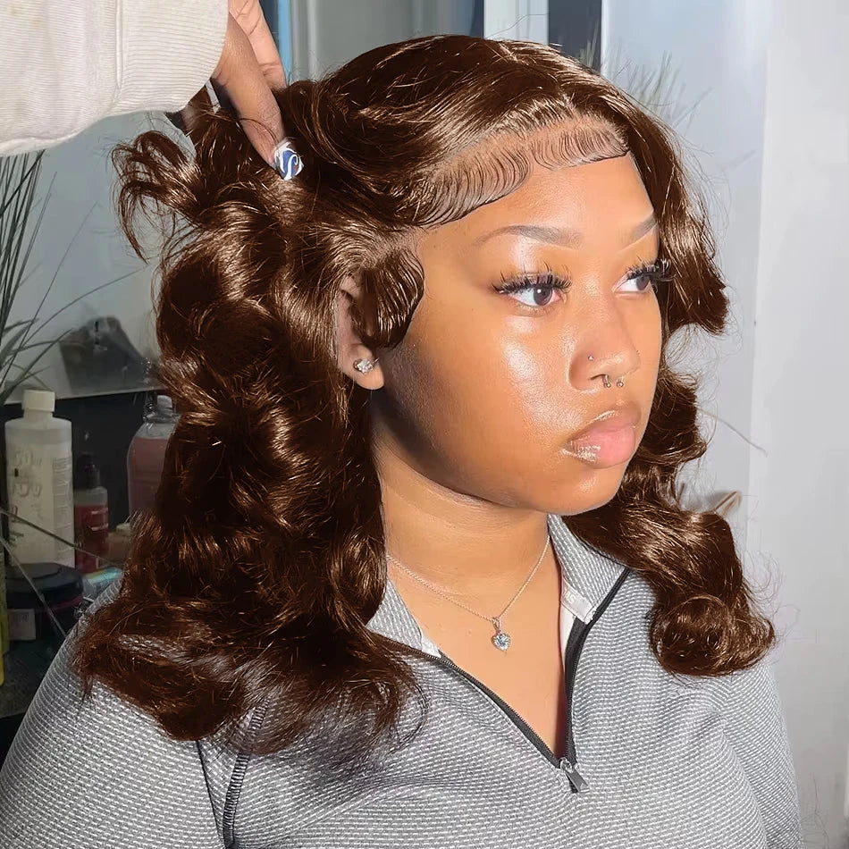 Short Loose Wave Human Hair Bob Wig