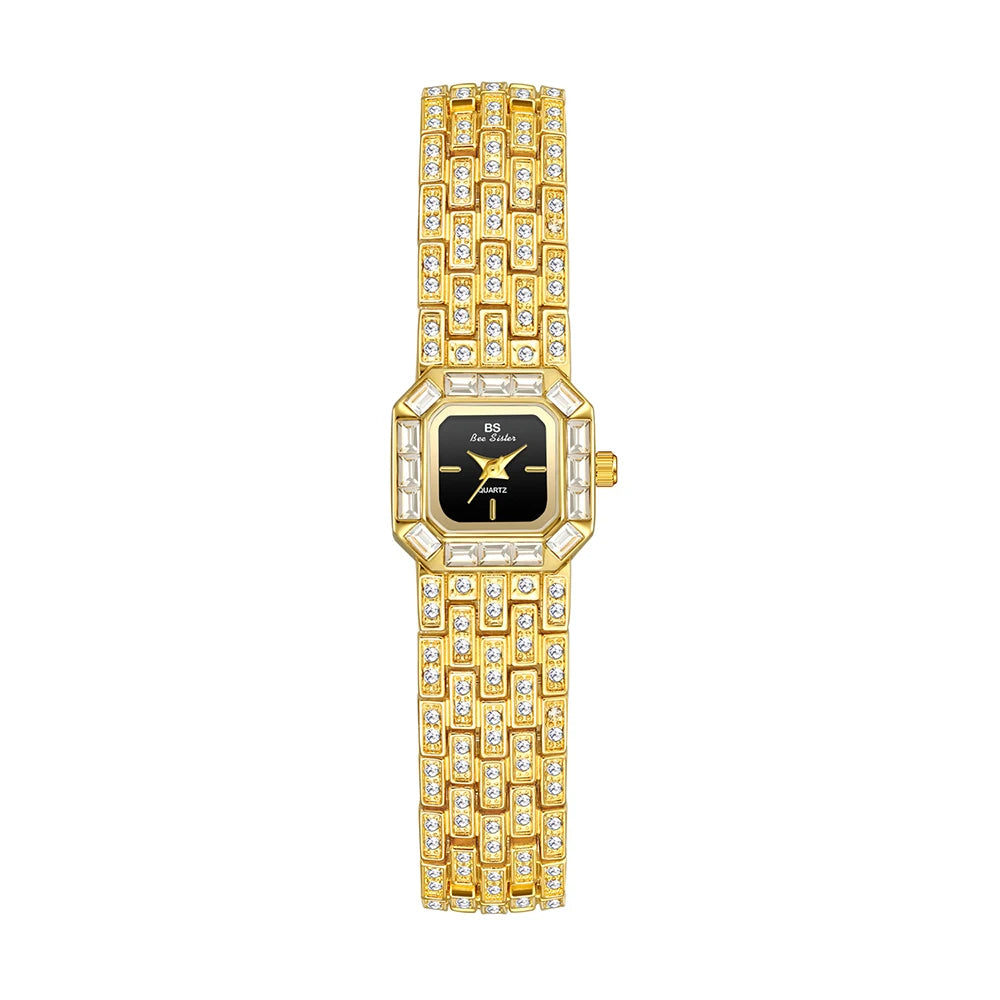 Square Quartz Wristwatch for Women
