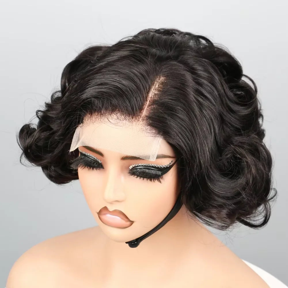 Loose Wave 4x4 Lace Closure Human Hair Wig for Women