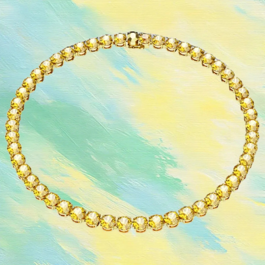 Gold Plated Sparkling Zirconia Jewelry Set for Women