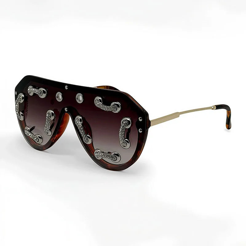 Futuristic Shield Fashion Sunglasses