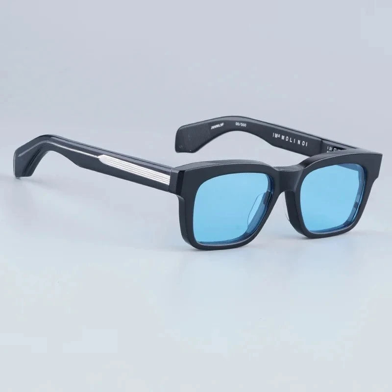 Vintage Rectangular Acetate Sunglasses