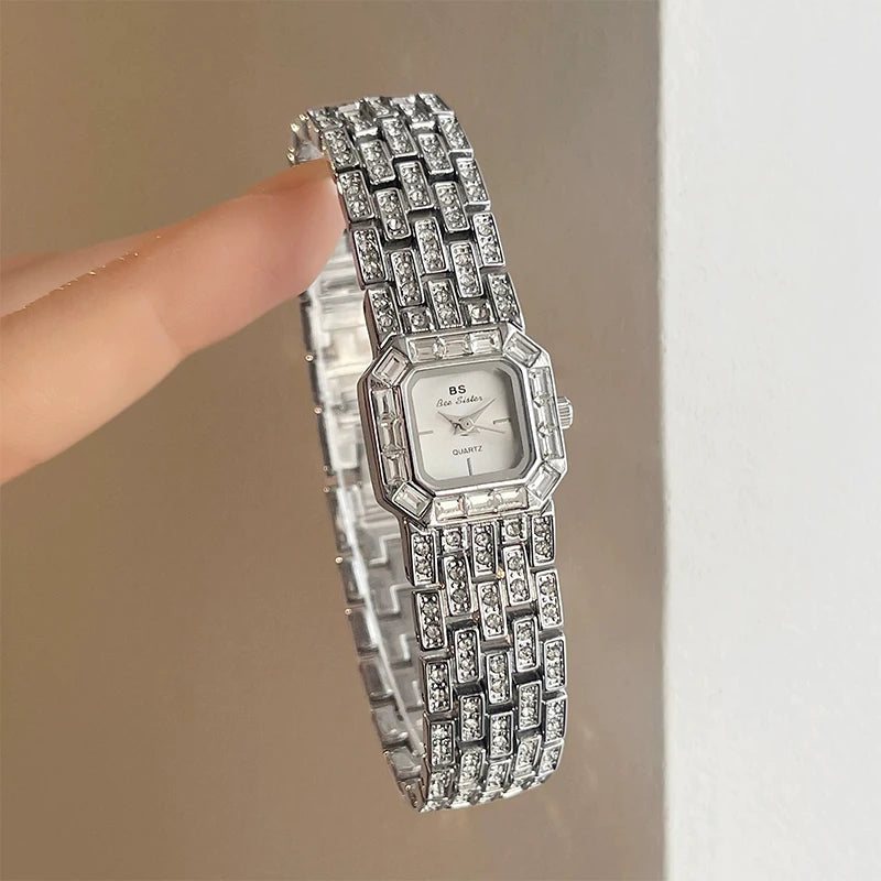 Square Quartz Wristwatch for Women