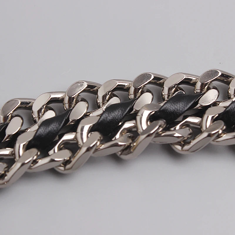 Trendy Gold Metal Decorative Waist Chain Belt for Women