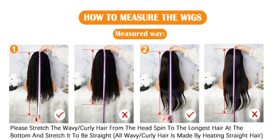 Natural Ombre Highlight V Part Human Hair Wig for Women