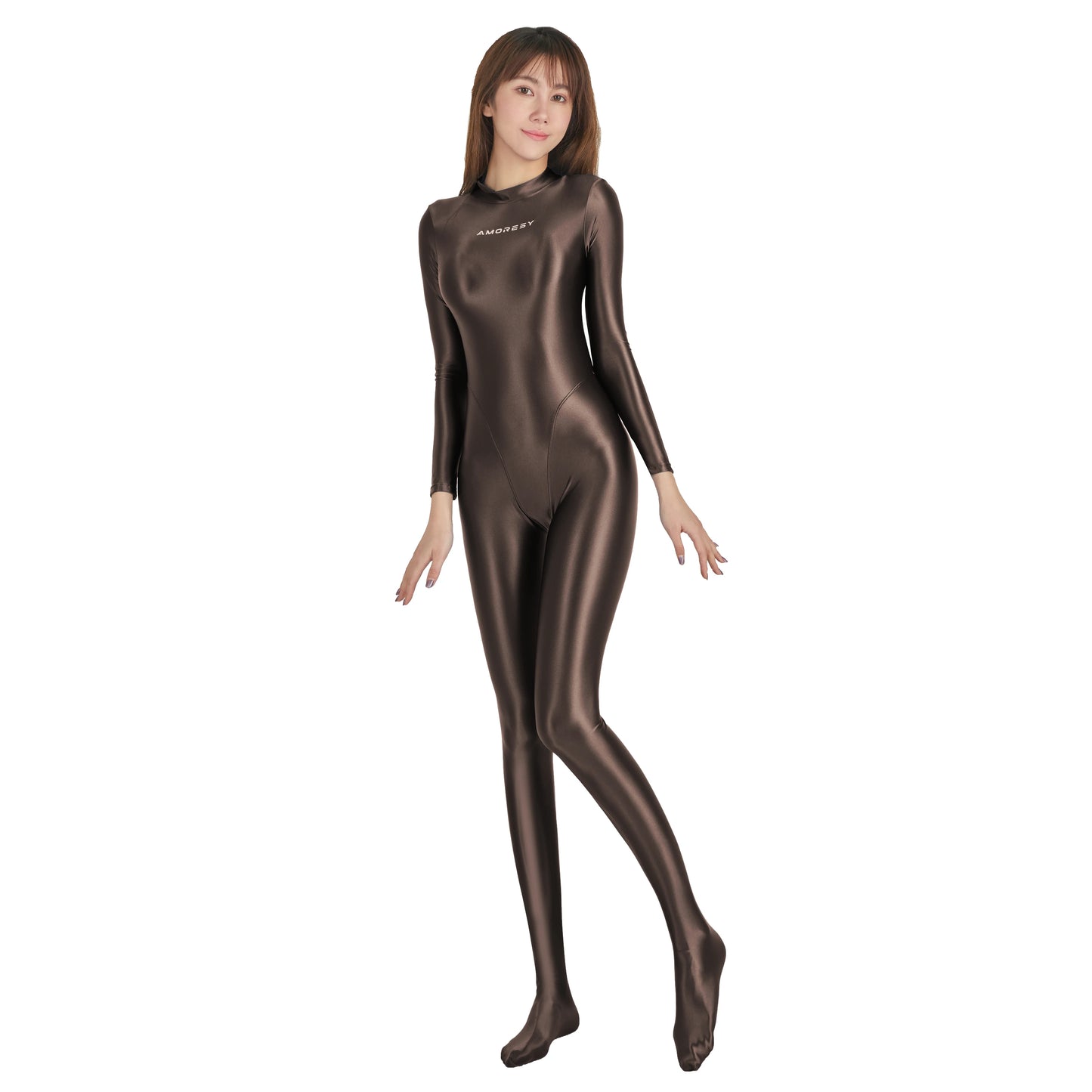 Athleisure Satin Zentai Bodysuit