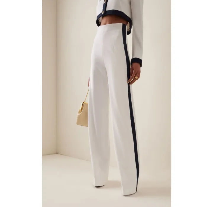 Elegant Long Sleeve Blazer and Trousers Suit Set for Women