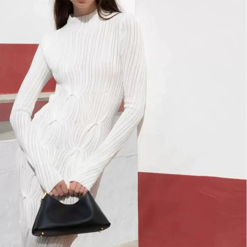 Luxury Texture Women's Bag Lychee Pattern Metal Handle Shoulder Bag Evening Clutch Bag Fashion Designer Half-moon Crossbody Bag