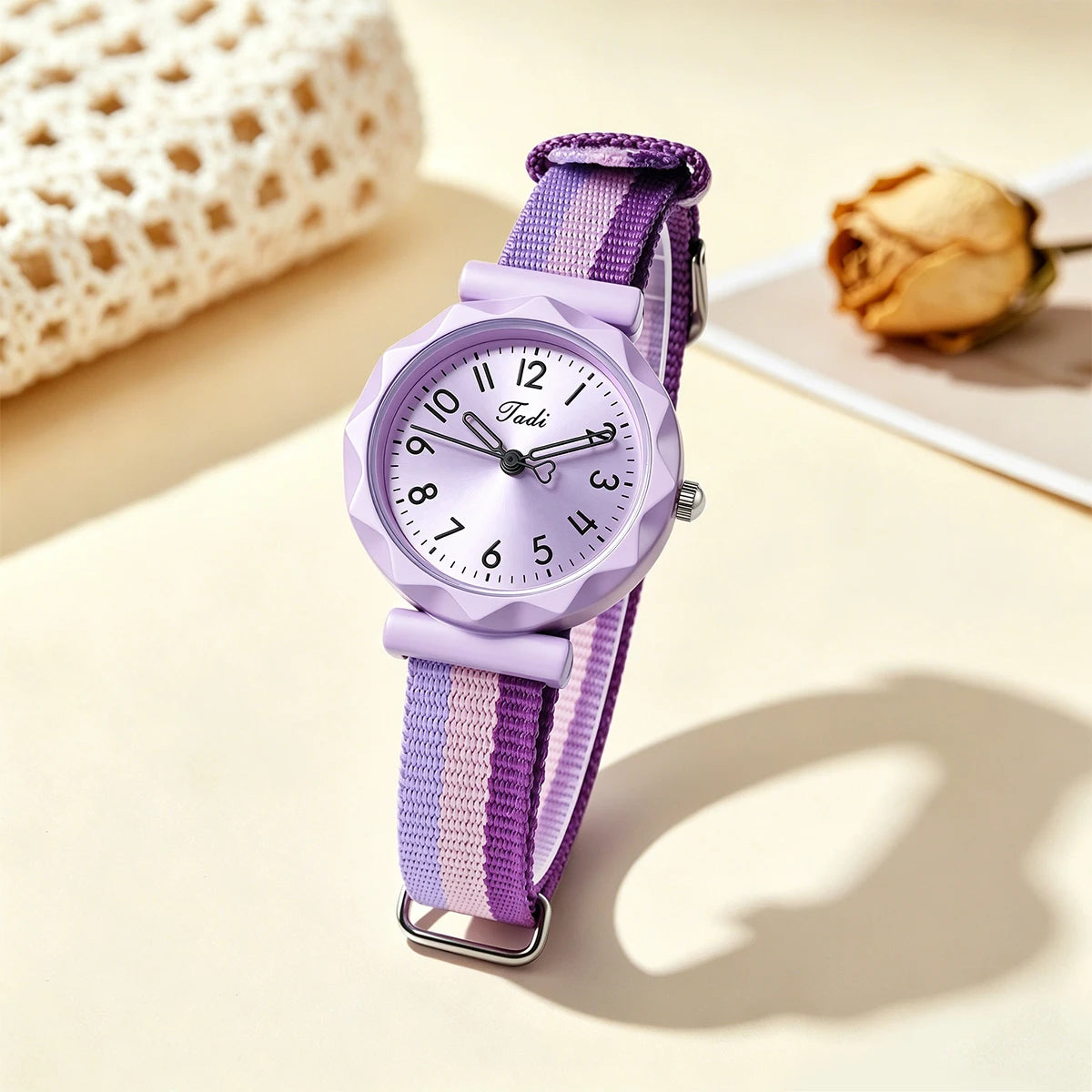 Minimalist Woven Strap Women's Watch