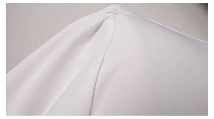 Lantern Sleeve Ruffle Shirt